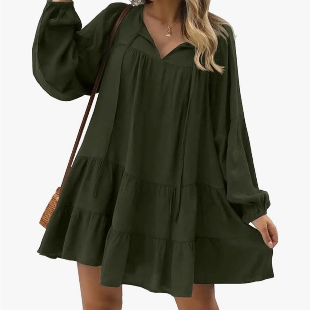 Elegant Green Women's Dress